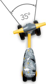 Mini balančný bicykel PETITO Dino 2v1 – ľahké vozítko pre deti od 1 roka, Kidwell