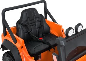 Elektrické autíčko Land Rover Defender 110 SVX oranžové