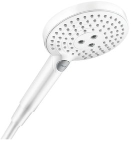 HANSGROHE Raindance Select S ručná sprcha 3jet PowderRain, priemer 125 mm, matná biela, 26014700