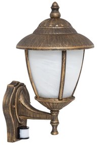 Rabalux 7836 - Vonkajšie nástenné svietidlo so senzorom MADRID 1xE27/60W/230V IP43