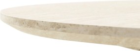 Odkladací stolík Sakala 45 cm travertín/béžový