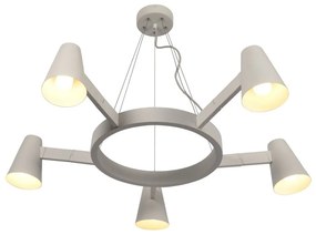 Sivé závesné svietidlo Biarritz – it's about RoMi