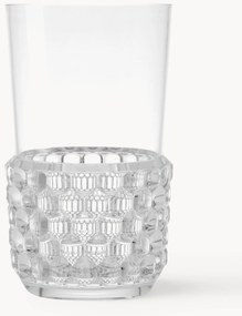 Poháre na vodu so štruktúrovaným vzorom Jellies, 4 ks