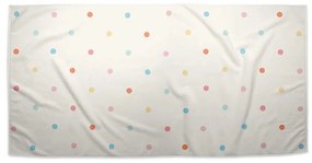 Sablio Uterák Farebné bodky na béžovej - 50x100 cm