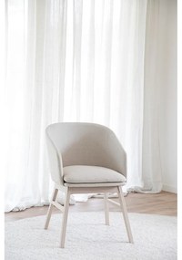 Béžové čalúnené jedálenské kreslá v súprave 2 ks Windham – Rowico