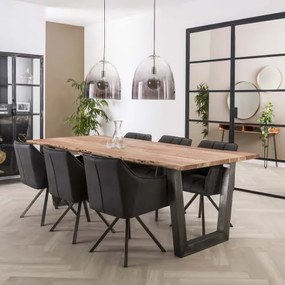 Jedálenský stôl 20-23 240x100cm Solid Acacia natural  - Komfort-nábytok