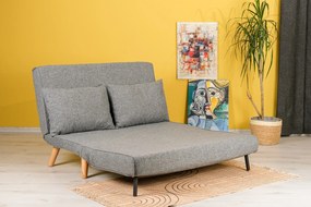 Pohovka futon Fillie (Svetlá sivá). Vlastná spoľahlivá doprava až k Vám domov. 1073400
