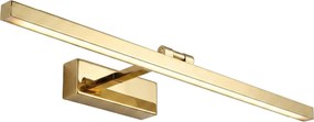 Toolight Toolight, LED kúpeľňové svietidlo 80 cm, 13W, 4000K, 1000lm, APP1862-1W, zlatá lesklá, OSW-66015