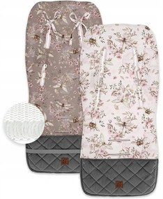 Dizajnová priedušná podložka do kočíka Babysteps Cherry Duo