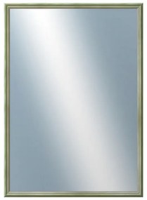 DANTIK - Zrkadlo v rámu, rozmer s rámom 50x70 cm z lišty Y-ka zelená linka (3126)