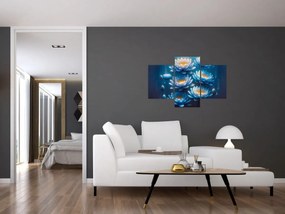 Obraz - Lekná pod hladinou (90x60 cm)