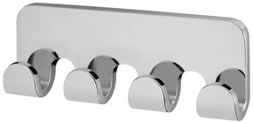 Vešiak 4-háčik chróm 4317 Natura Bisk