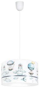 Belis Detský luster PIKKI 1xE27/60W/230V modrá 0537