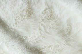 Koberec CURVY biely 11 Arches, prateľný