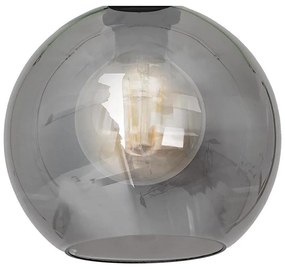 Náhradné sklo univerzálne SOFIA E27 pr. 20 cm dymová čierna