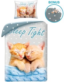 Bavlnené posteľné obliečky Ryšavé mačiatka