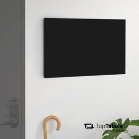 Toptabule.sk  Bezrámová magnetická tabuľa ČIERNA 150x100 cm