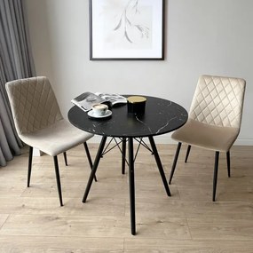 Jedálenský stôl PARIS čierny