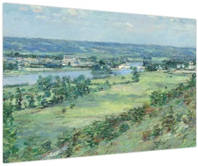 Obraz - Theodore Robinson, The Valley of the Seine, From the Hills of Giverny, reprodukcia (90x60 cm)