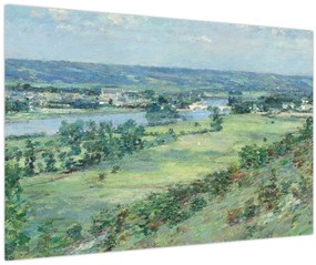Obraz - Theodore Robinson, The Valley of the Seine, From the Hills of Giverny, reprodukcia (90x60 cm)
