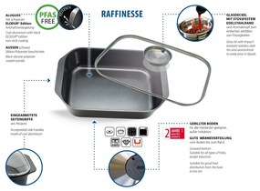 Elo 82840 Basic Pekáč so sklenenou pokrievkou a aróma úchytom Raffinesse 40 x 26 cm