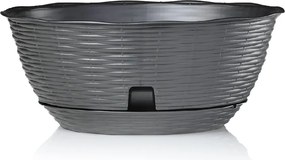 BAMA Květináč PAGLIA, barva antracit Množstvo: 1 ks, Rozměry: 40 cm