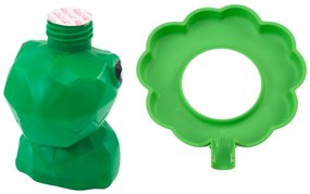 LEAN TOYS Stroj na bubliny s ventilátorom – Dinosaurus, zelená