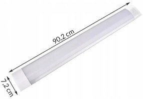 ECOLIGT LED hranolové svietidlo 90 cm 6500K