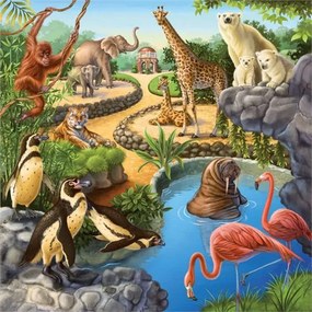 Ravensburger Puzzle Domáce zvieratá 3 x 49 dielikov