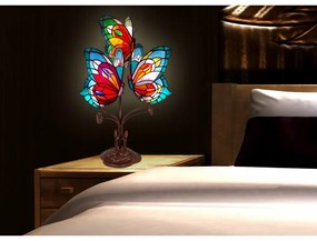 Lampa tiffany 53*35*27 MOTÝLE