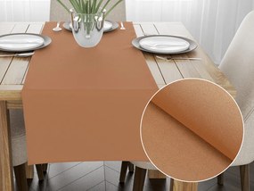 Biante Dekoračný behúň na stôl BK-007 Bronzovo hnedý 20x180 cm
