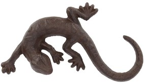 Záhradná liatinová figúrka Lia, 18 cm, hnedá
