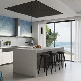 Sollux SL.1573 - Luster na lanku KARBON 1xGU10/10W/230V čierna