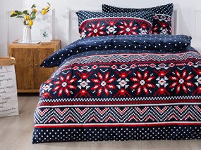 XPOSE® Predĺžené mikroplyšové obliečky TORM Exclusive - tmavo modré