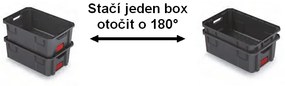 Prepravný box A, 20 cm, čierna