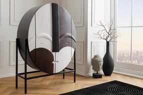 Dizajnová vysoká komoda Haruyo 120 cm mango