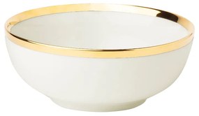 Miska so zlatým lemom 16 cm set 4 ks – Flow - 492542