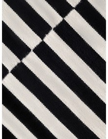 Čierno-biely obojstranný ručne tkaný vlnený koberec 160x230 cm Donna – Hanse Home