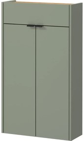 Šalviová zelená skrinka 56x97x22 cm Ameca – Germania