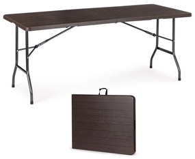 ModernHome Záhradný cateringový stôl, skladací 180 cm