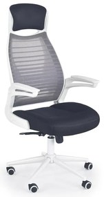 Kancelárska stolička TURI čierna/biela/sivá