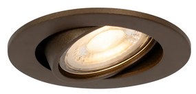 Moderné zapustené bodové svetlo tmavo bronzové naklápateľné - Cisco