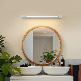Brilagi-LED Kúpeľňové osvetlené zrkadlo AQUA LINE LED/18W/230V 60 cm IP44 matný chróm