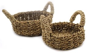 Úložné košíky z morskej trávy sada 2 kusov 30cm