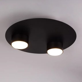 Stropné svietidlo STAR 2xGX53/12W/230V čierna