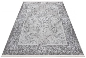 Kusový koberec Seda sivý 160x229cm
