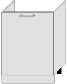 Skrinka do kuchyne Bono D60zl Pl Biela Alaska/Biely