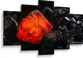 Obraz - Žeravý nerast (150x105 cm)