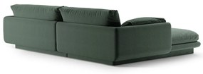 Tmavozelená rohová pohovka (pravý roh) Torino – Micadoni Home