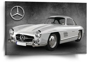 Sablio Obraz Mercedes-Benz 300 SL Šedé pozadí - 120x80 cm